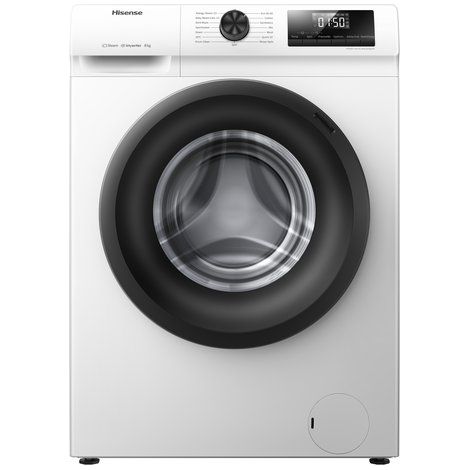 Lavatrice A Carico Frontale Hisense WFQP8014EVM 8 Kg Classe A 1400 Giri (A85xL59,5xP54) Bianco