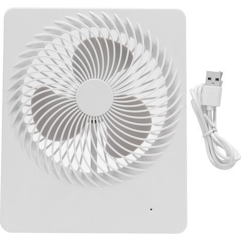 Ventilateur de Bureau USB Silencieux Portable - Petit Ventilateur Blanc pour Maison, Bureau, Dortoir (1/5)