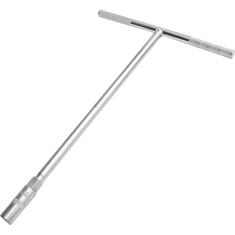clé à douille longue 6–19 mm hexagonale en forme de T, argent (1/5)