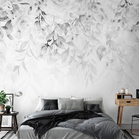 Papier peint Cascade de roses Troisième variante - 150 x 105 cm (1/4)
