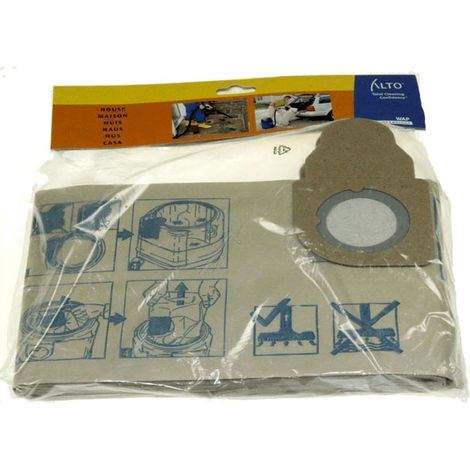 SACHET DE SACS 5 SACS PAPIER AERO 400-44 POUR PETIT ELECTROMENAGER NILFISK ADVANCE - 61156