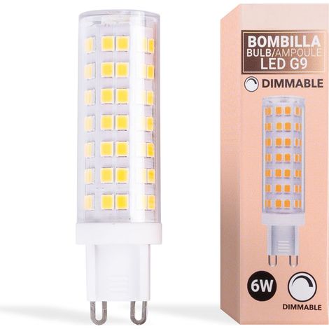 LED G9 Stiftsockellampe 220-240V AC - 6W - Dimmbar