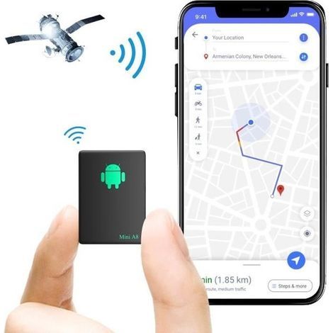 GPS-Tracking, Mini-GPS-Tracker Diebstahlschutz, Echtzeit-Tracking, GPS-Ortungsgerät Verlustschutz für Taschen [D199790704] (1/4)