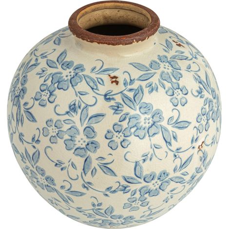 Vase en Terre Cuite Bleu (1/5)
