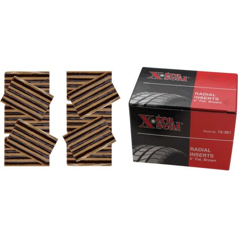 TRESSES DE RÉPARATION DE PNEUS  102 MM  50 PIÈCES BGS 8900