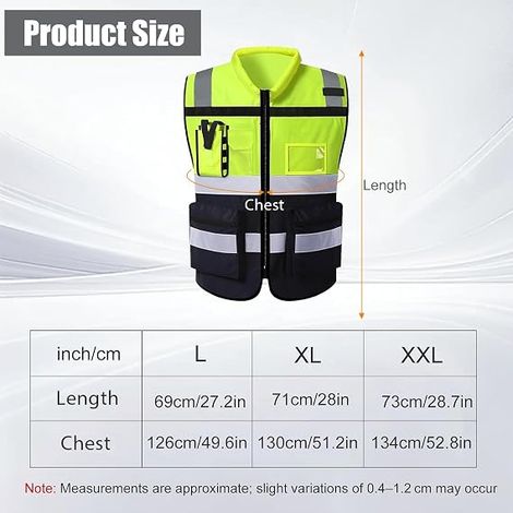 Gilet de Sécurité Réfléchissant, Unisexe Gilet (1/4)
