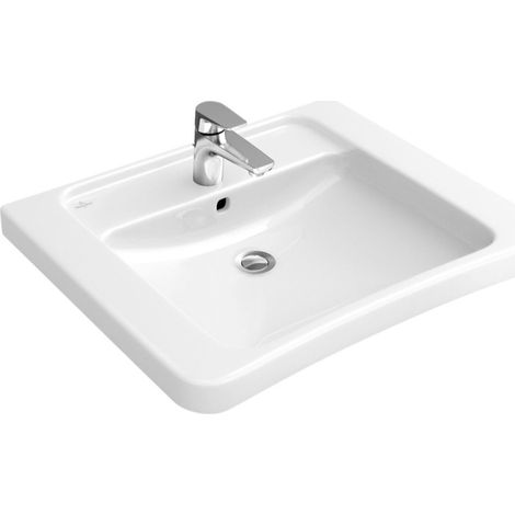 Lavabo Villeroy & Boch ViCare, rectangular, 1 agujero para grifo, (1/4)