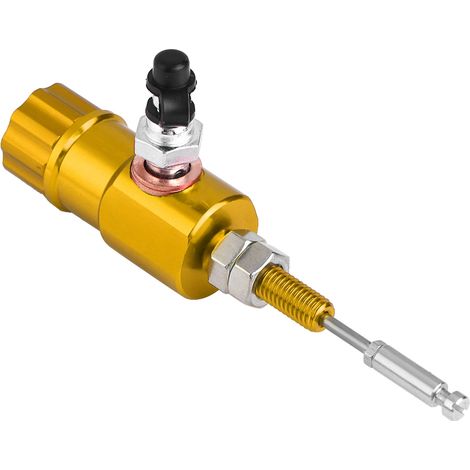 Maître-cylindre hydraulique moto, pompe de transfert pour système de frein et d'embrayage, tige en or (1/5)