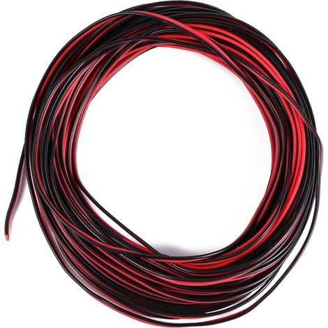 Câble Audio Câble Électrique Souple pour Haut-parleur en Fil de Cuivre Étamé 20m Adapté à L'installation et Transmission de Signaux Audio (1/5)