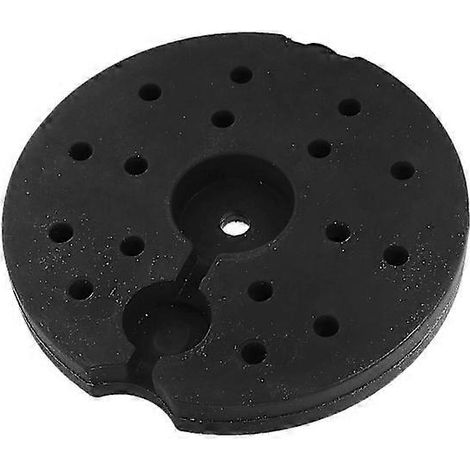 Pied de lampe de table ou de lampadaire avec poids de rechange, support en fer lesté. (1/5)