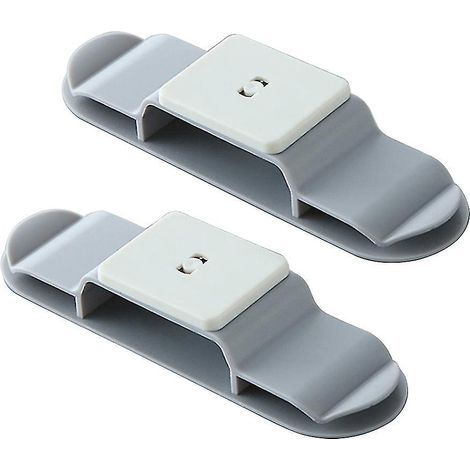 Set mit 2 selbstklebenden Haken zur Befestigung ohne Bohren für Haushaltsreinigungsmittel und Küchenwandhaken (1/4)