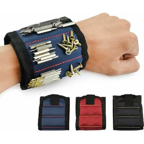 Bracelet Magnétique, Magnet Arm Band pour les Vis de Maintien Bleu (1/5)