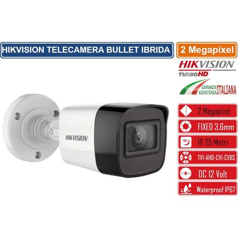 TELECAMERA BULLET 2 MP 4IN1 2.8 MM IP67 WDR DS-2CE16D0T-ITFS