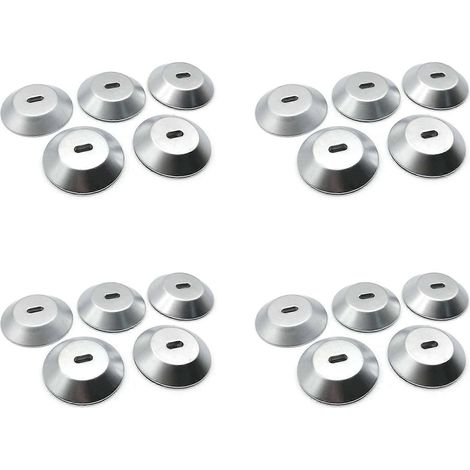 Plaque de fixation adhésive de sécurité 4X avec fente pour câbles, permettant de sécuriser ordinateurs portables, tablettes, moniteurs et smartphones iPhone. (1/5)