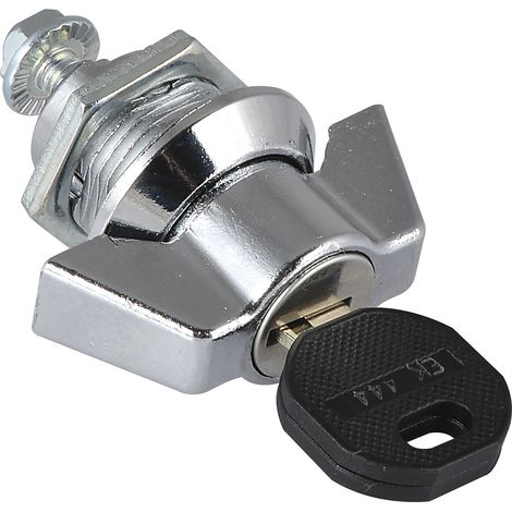 Knebel-Vorreiber gleichsperrend Sperre EK 444, Zinkdruckguss verchromt (1/4)