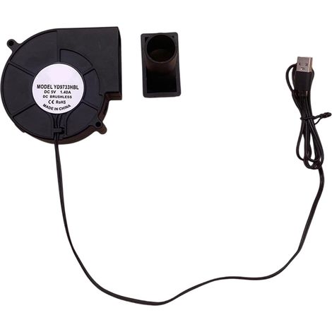 Souffleur d'air 5 V avec contrôle de vitesse variable pour démarrer instantanément en camping, pique-nique et barbecue (1/4)