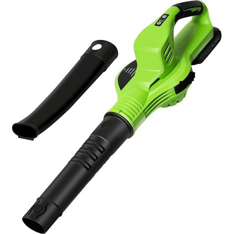 Souffleur d'air électrique sans Fil 3000 W Souffleur à Feuilles Souffleur à Neige Collecteur de poussière Balayeuse Vitesses réglables Outils électriques de Jardin (1/5)