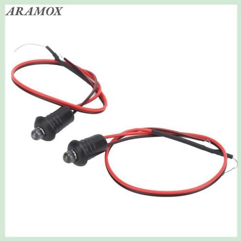 Lampe D Alarme LED - Fausse Alarme Automobile 12 V - Pour Voiture Moto Bateau VR Maison - Rouge - 2 Unites (1/5)
