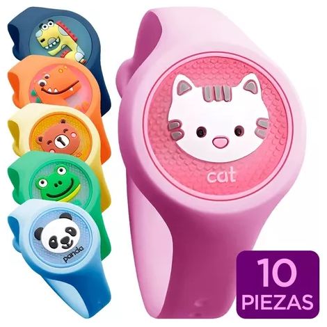 10 Pcs Mosquito Repellent Bracelet Children Led Citronella Light (1/5)