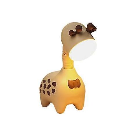 Veilleuse girafe rechargeable en forme créative, modèle dessin animé, cadeau pour couple, veilleuse d'ambiance pour fille (beige) (1/5)