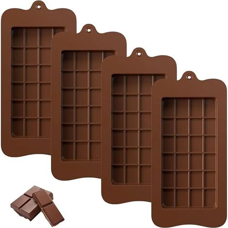 Moldes de silicona para chocolate, moldes para moldear chocolate (1/2)