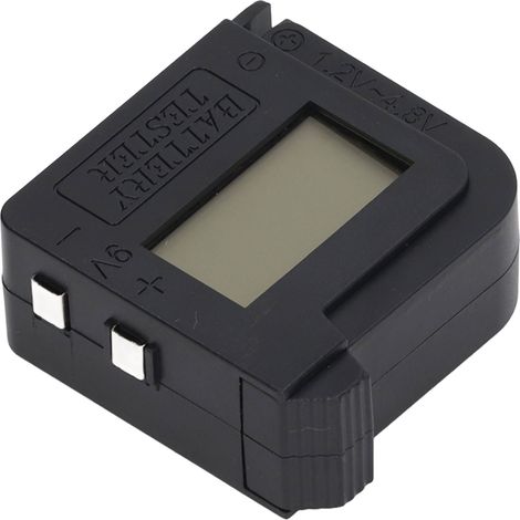 Testeur de piles numérique portable avec écran LCD, détection précise des piles C, AA et AAA. Compatible avec les piles C, AA et AAA.