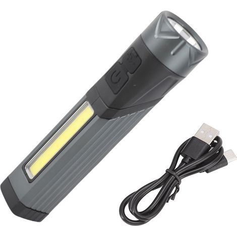 7-Speed Rotating Magnetic Flashlight, Foldable, Rechargeable, High Brightness, COB LED, Work Light for Camping and Repairs (1/5)