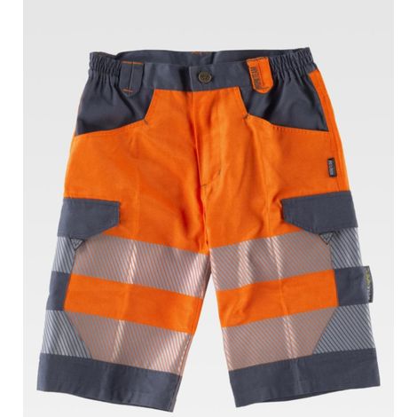 BERMUDA REF.C2705 NARANJA A.V.+GRIS OSCURO T-XL - MAYTON (1/2)