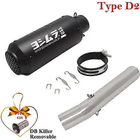 Pot d'échappement pour moto, silencieux DB Killer pour Honda CB1300 2003-2015, Yamaha FZS 600 Fazer 1998-2003 (Type D2) (1/5)