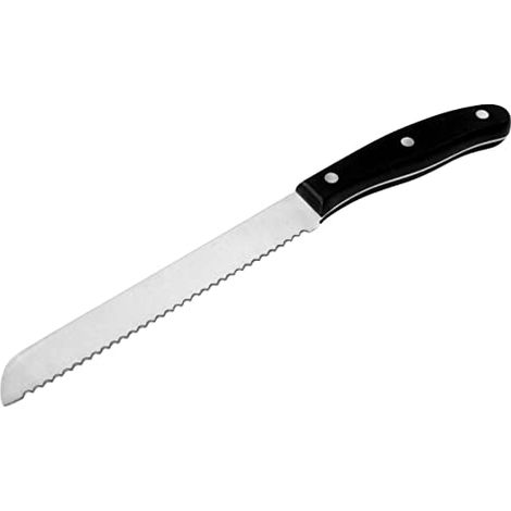 Fackelmann 43802 - Coltello per Pane Fit, con Manico di plastica rivettato, 31 cm (1/4)
