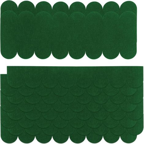 36 Pièces Shingle pour Toiture Toit pour Cabane Tissu non Tissé Bardeau de Toit Plaques de Toit Autocollantes pour Nichoir à Oiseaux Insectes Hôtels Niches Chiens Cages Lapins (1/5)