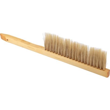 Brosse à abeilles à poils souples et manche en bois, non toxique et durable, outil apicole pour apiculteurs (1/5)