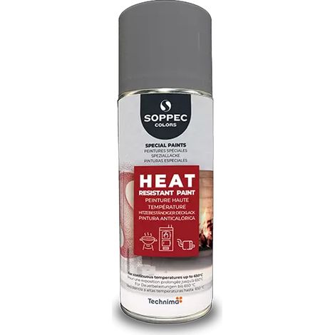 Bombe peinture haute température anthracite mat - 400ml