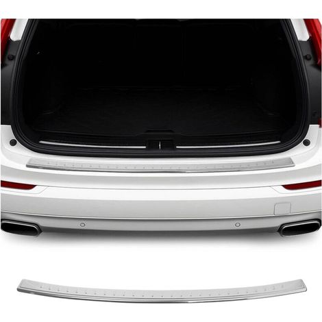 Protection Seuil de Pare-Chocs Arriére Compatible avec Volvo XC90 2016-2024 Acier INOX (1/5)