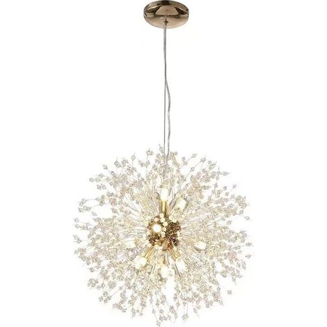 Lustres, lustres modernes effet feu d'artifice, suspensions pour salon, cuisine, chambre – 40 cm – RAPANDA (1/5)