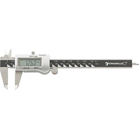 Stahlwille 12900/1N MESS-SCHIEBER DIGITAL 77371002 Pied à coulisse numérique (1/2)