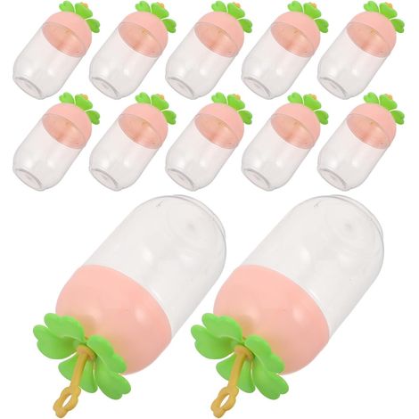12 Pièces Bocal à Bonbons en Plastique Ananas Rose (1/5)