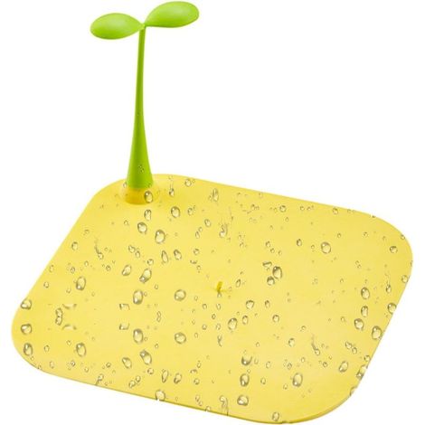 Couvercle de bonde de douche en silicone - Bouchon de cheveux - Joint anti-odeurs et désodorisant - Protection de siphon de sol pour salle de bain, cuisine, baignoire, buanderie, couvercle d'é (1/5)