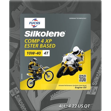 Olio motore semisintetico Silkolene Fuchs Comp 4 XP 10W40 4L