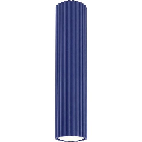Plafonniers Karbon aluminium outremer 1xGU10 6.5cm Sollux (1/5)