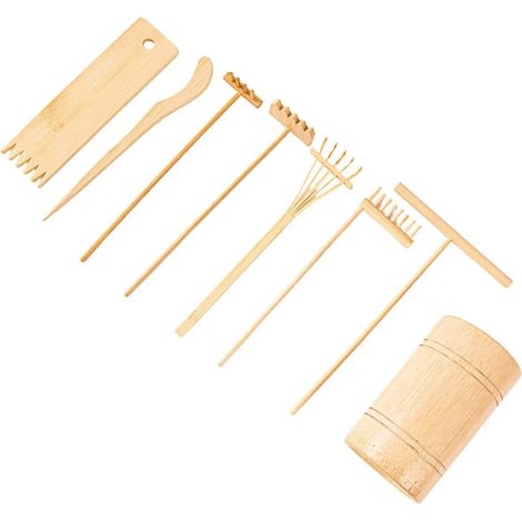 Râteau à sable Zen Mini Râteau, Outils de jardin pour sable (1/5)