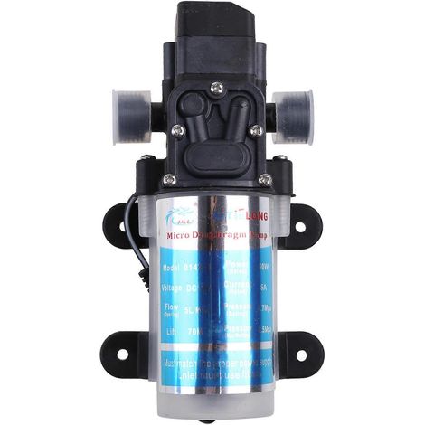Pompe auto-amorçante 12V 60W, adaptée aux distributeurs d'eau potable et à l'irrigation des pelouses de jardin. (1/5)