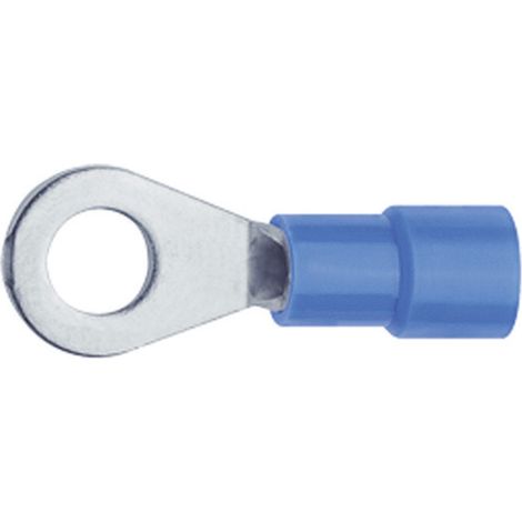 Klauke 6304 Ringkabelschuh Querschnitt (max.)=2.50 mm² Loch-Ø=4.3 mm Teilisoliert Blau 1 St.