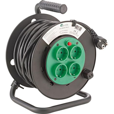 Fortis Kabeltrommel Kunststoff 25 m H05VV-F3G1,5 (1/3)