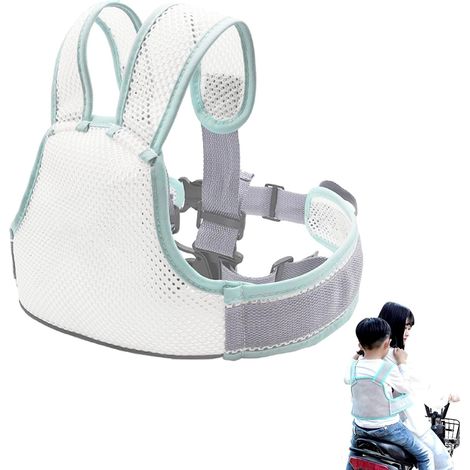 Ceinture de sécurité de moto pour enfants, harnais de moto réglable pour enfants, ceinture de sécurité de moto pour enfants, antichute, convient aux véhicules électriques, vélos, motos (1/5)