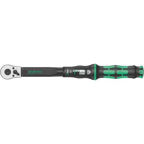 Wera Click-Torque C 2 Drehmomentschlüssel Drive 20-100 Nm 05075621001
