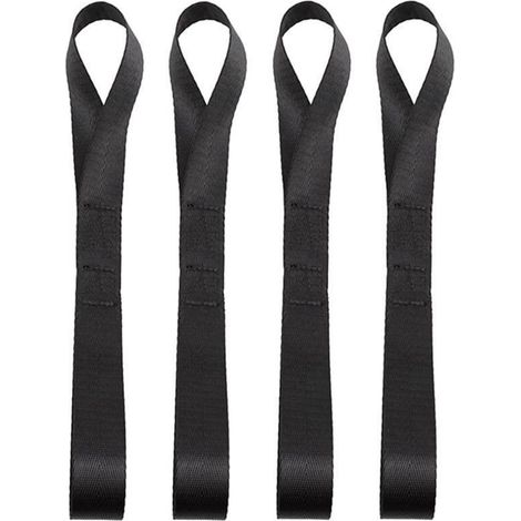 4x Zurrschlaufen 800kg Arbeitslast 25x400mm Nylon für Motorrad, ATV, Camping