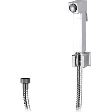 Set doccetta bidet relax sq con doccia quadrata, flessibile e supporto lux (1/2)