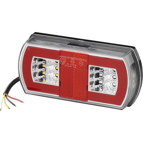Fanale posteriore 5 funzioni 225 x 105 mm 43LED sinistro