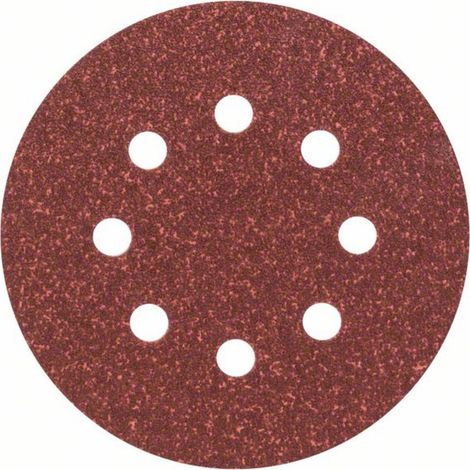 Bosch 2607019492 25 Fogli Abrasivi Roto-orbitale, Grana 60, 125 mm